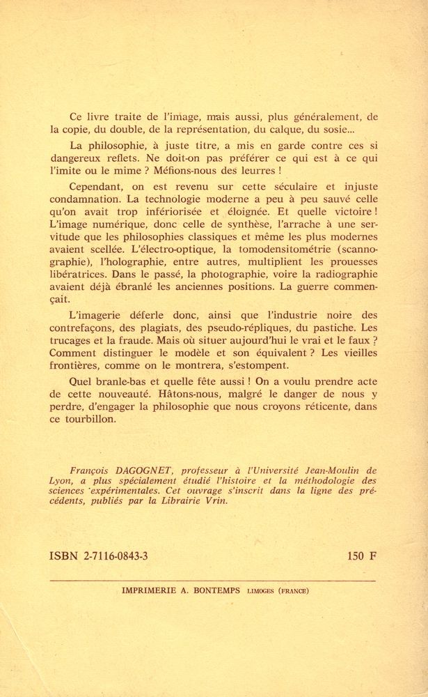『PHILOSOPHIE DE L'IMAGE』 3