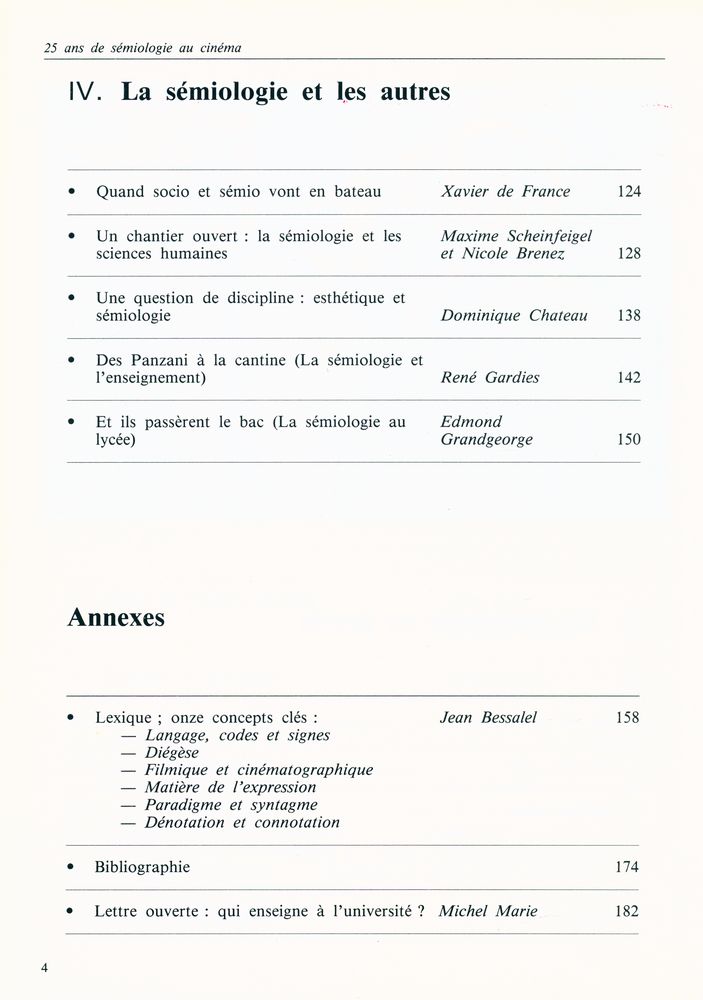 『CinémAction』 N° 58 Janvier 1991 5