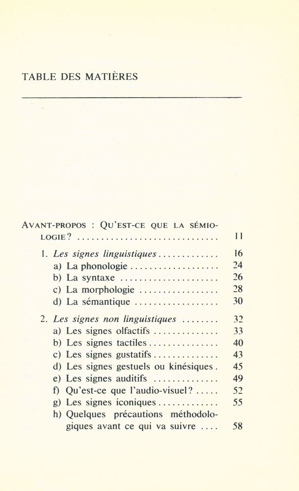 『QU'EST - CE QUE la SÉMIOLOGIE?』 2