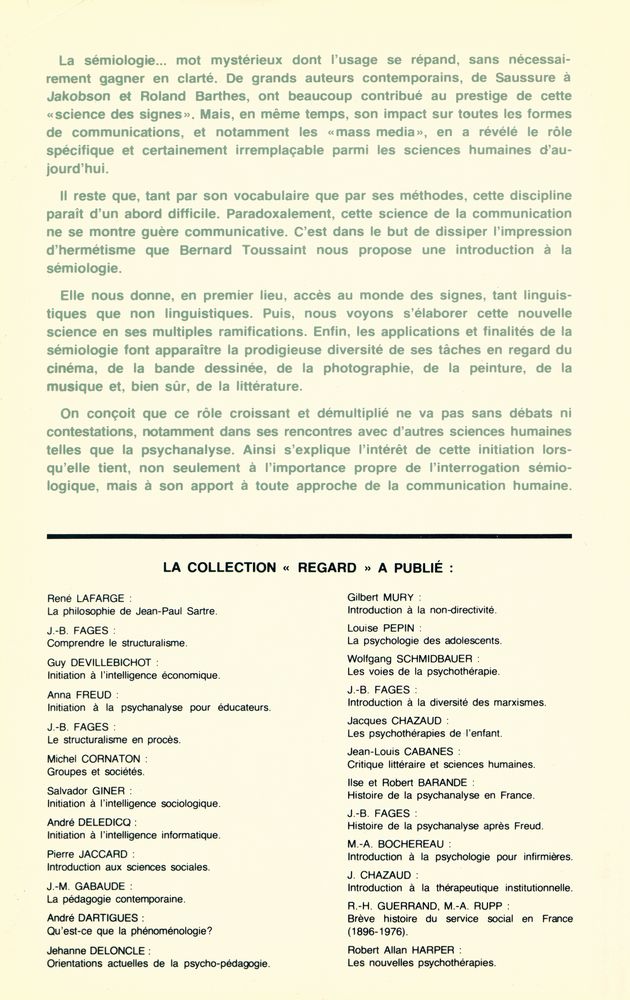 『QU'EST - CE QUE la SÉMIOLOGIE?』 5