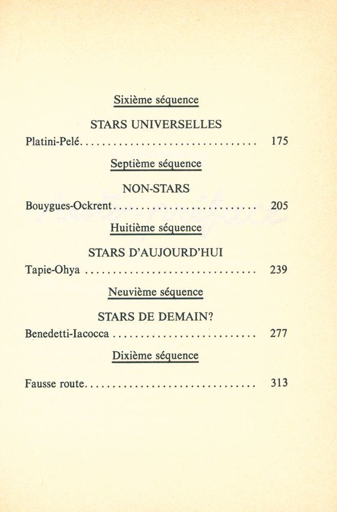 『DEMAIN IL SERA TROP STAR』 3
