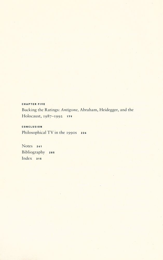 『TURNING ON THE MIND : French Philosophers on Television』 3