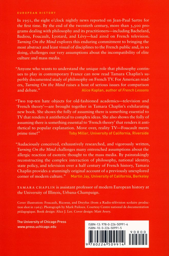 『TURNING ON THE MIND : French Philosophers on Television』 4
