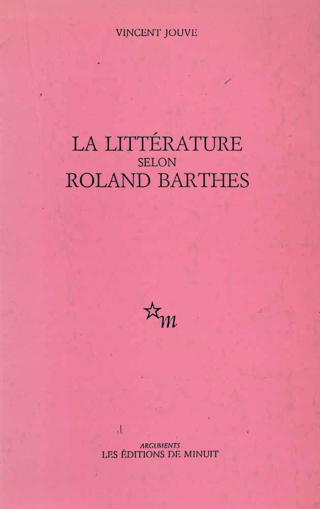 『LA LITTÉRATURE SELON ROLAND BARTHES』 1