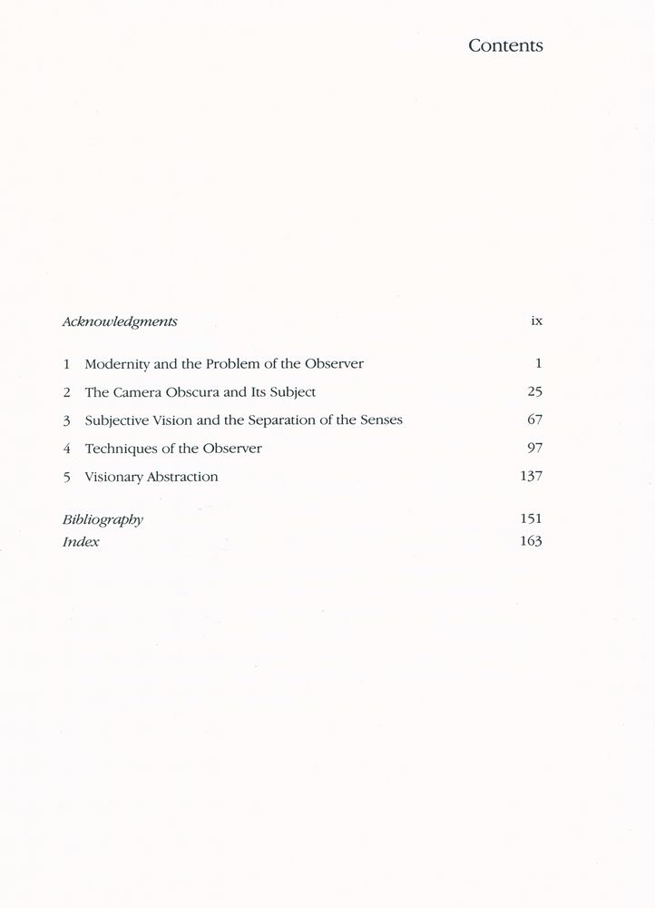 『Techniques of the observer : on vision and modernity in the nineteenth century』 2