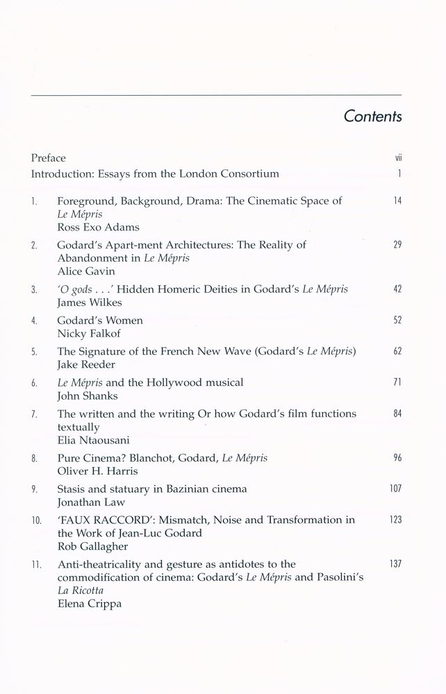 『Godard's Contempt : essays from the London Consortium』 2