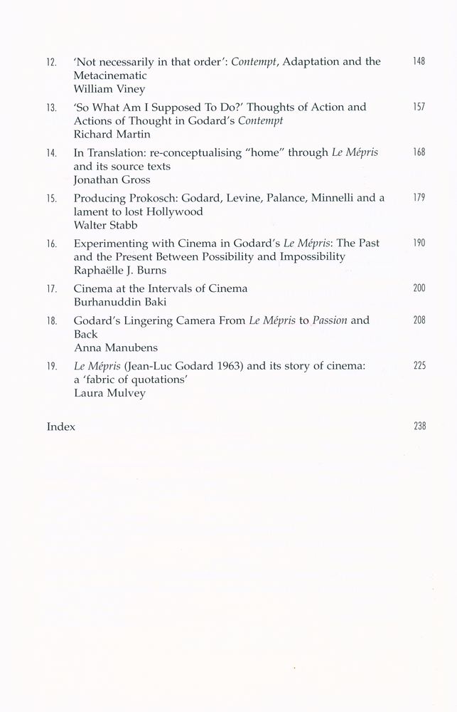 『Godard's Contempt : essays from the London Consortium』 3