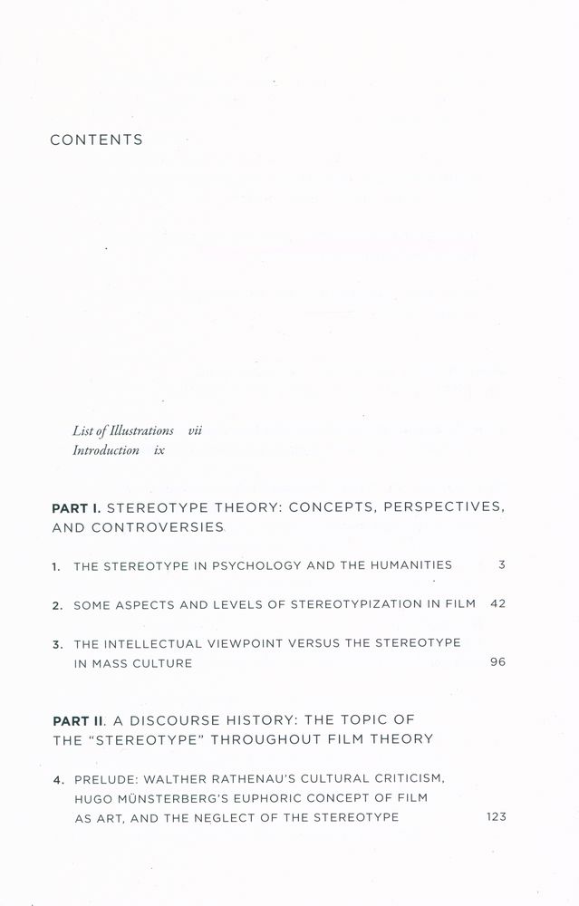 『Film and stereotype : a challenge for cinema and theory』 2