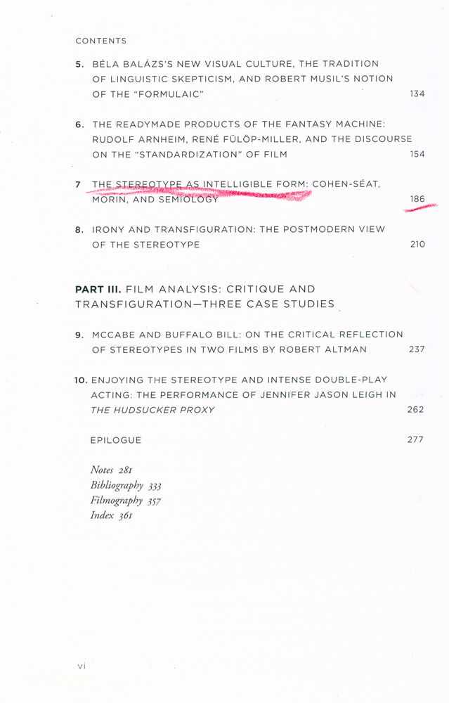 『Film and stereotype : a challenge for cinema and theory』 3