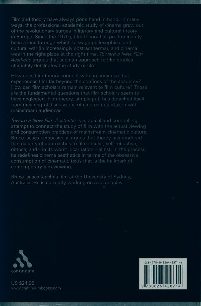 『Toward a new film aesthetic』 4