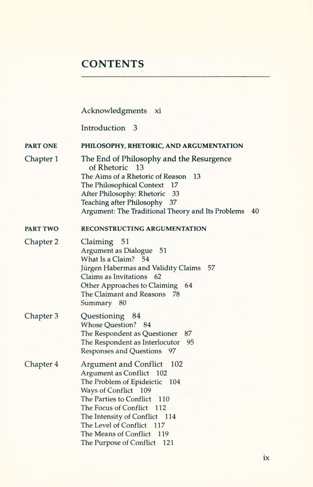 『The rhetoric of reason : writing and the attractions of argument』 2
