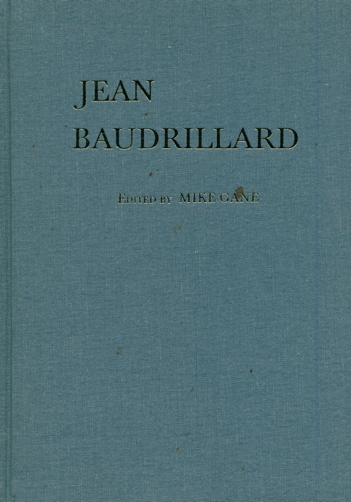 『JEAN BAUDRILLARD』 1