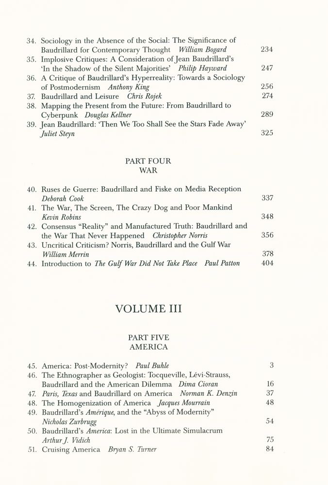 『JEAN BAUDRILLARD』 4