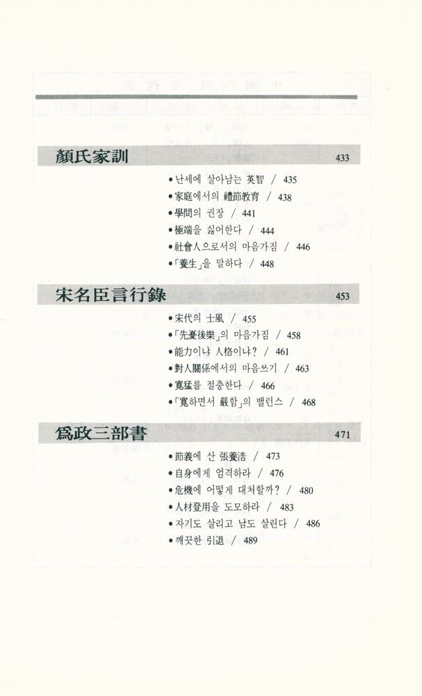 『中國古典의 人間學(중국고전의 인간학)』