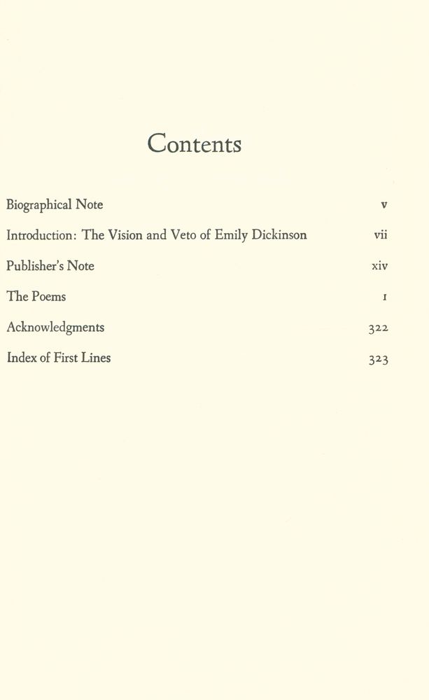 『Final harvest : EMILY DICKINSON'S POEMS』 2