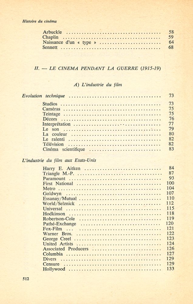 『histoire du cinéma 2(1915 - 1925)』 3