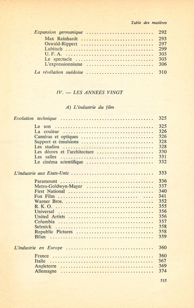 『histoire du cinéma 2(1915 - 1925)』 6