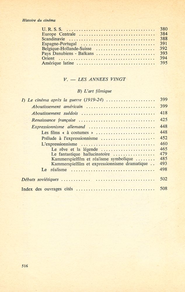 『histoire du cinéma 2(1915 - 1925)』 7