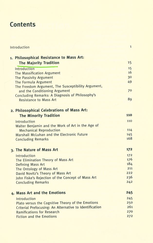『A philosophy of mass art』 2
