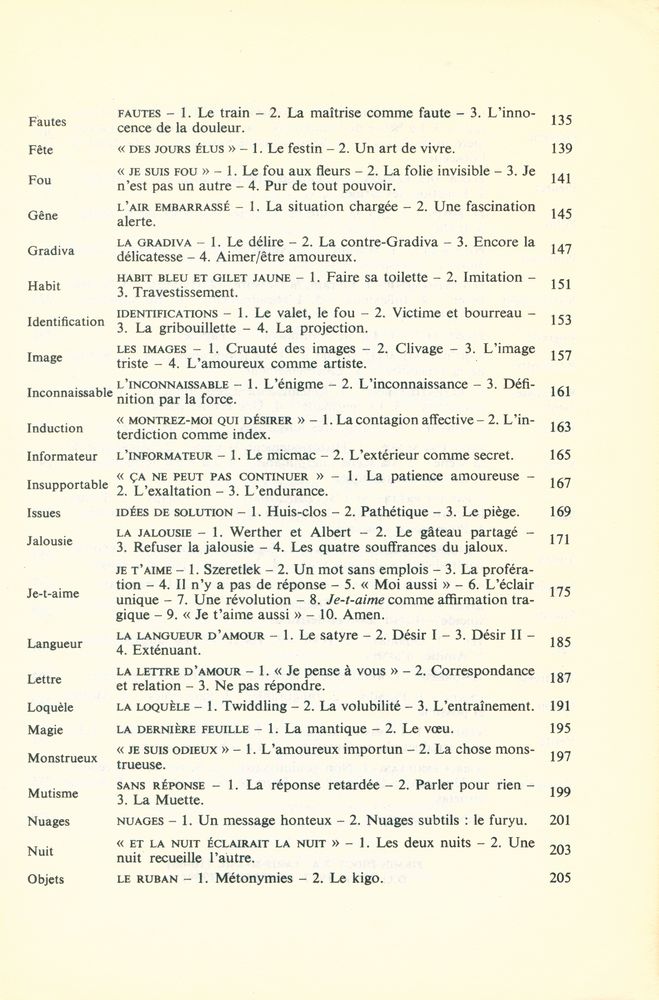 『FRAGMENTS D'UN DISCOURS AMOUREUX』 4