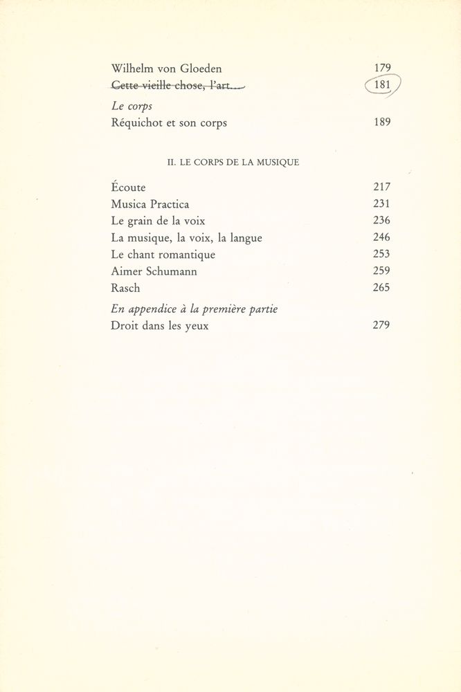 『L'obvie et l'obtus : Essais critiques Ⅲ』 3