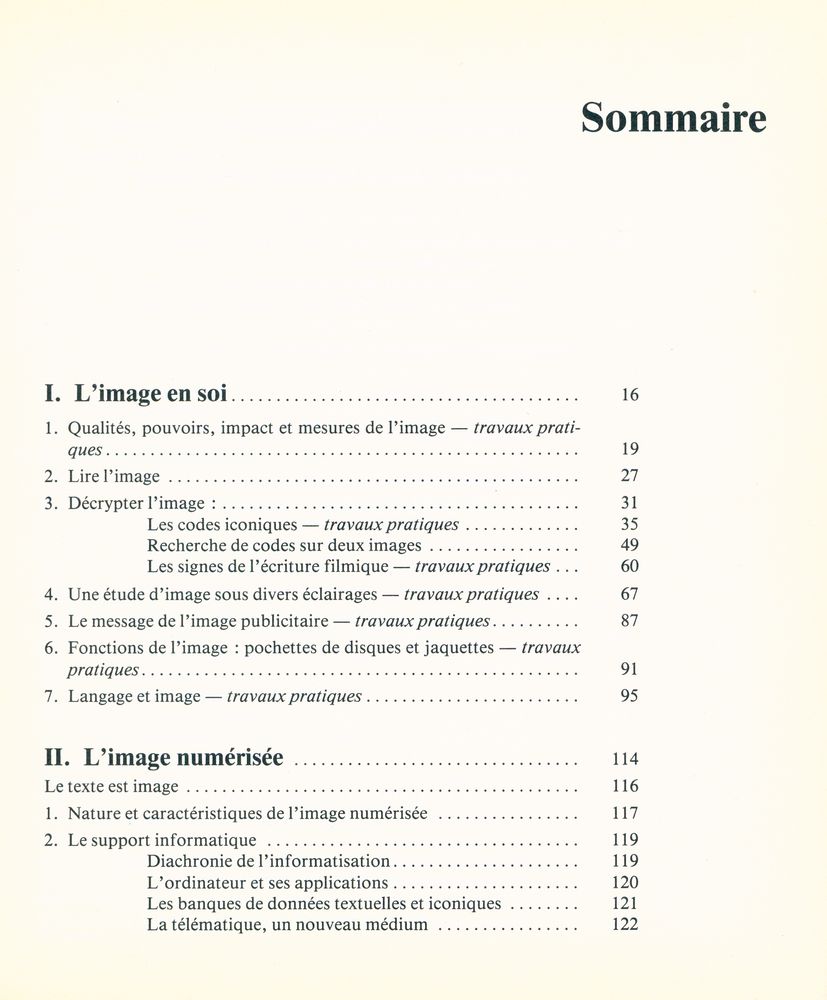 『CLÉS ET CODES DE L'IMAGE : l'image numérisée la vidéo le cinéma』 2