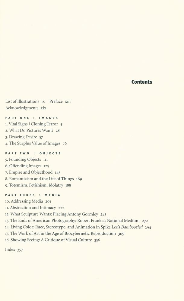 『What do pictures want? : the lives and loves of images』 2