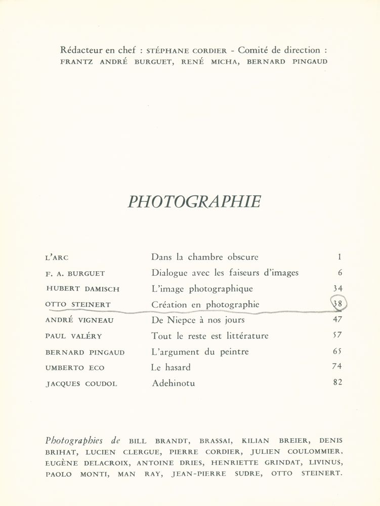 『L'ARC: photographie』 2