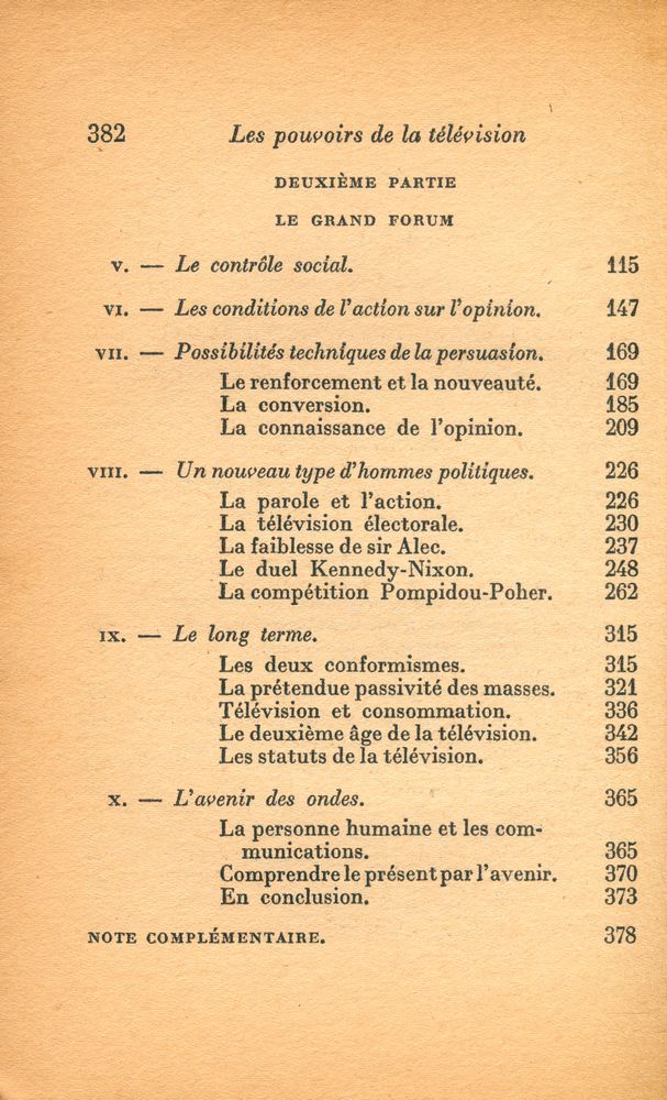 『Les pouvoirs de la télévision』 3