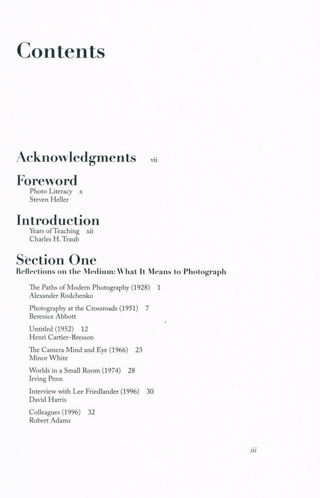 『The Education of a photographer』 2