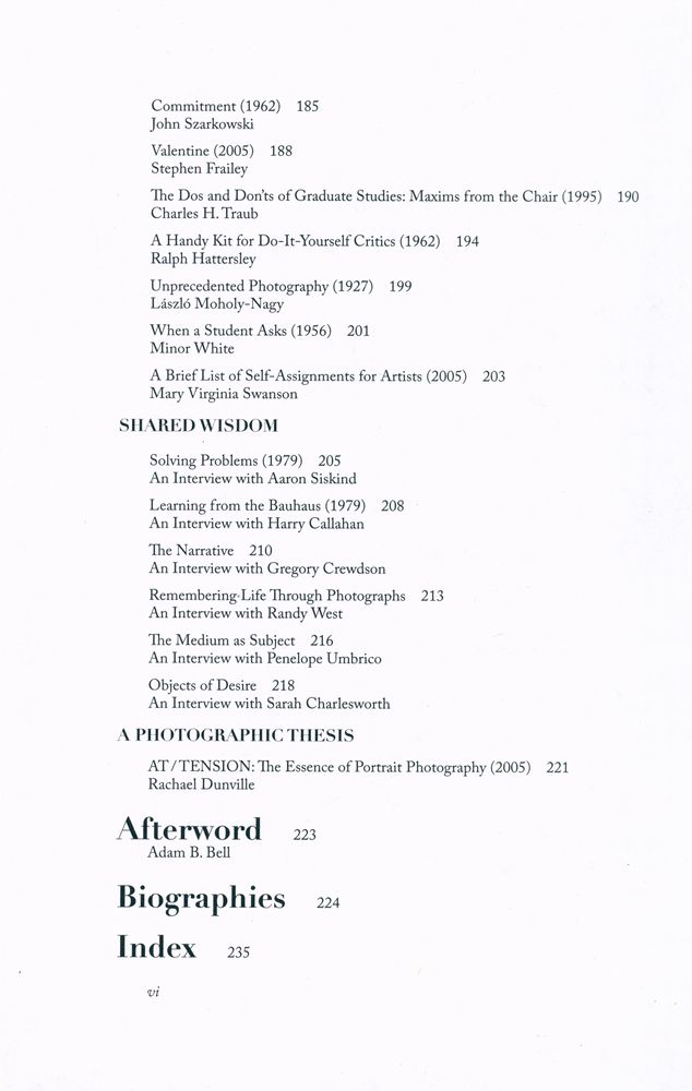 『The Education of a photographer』 5