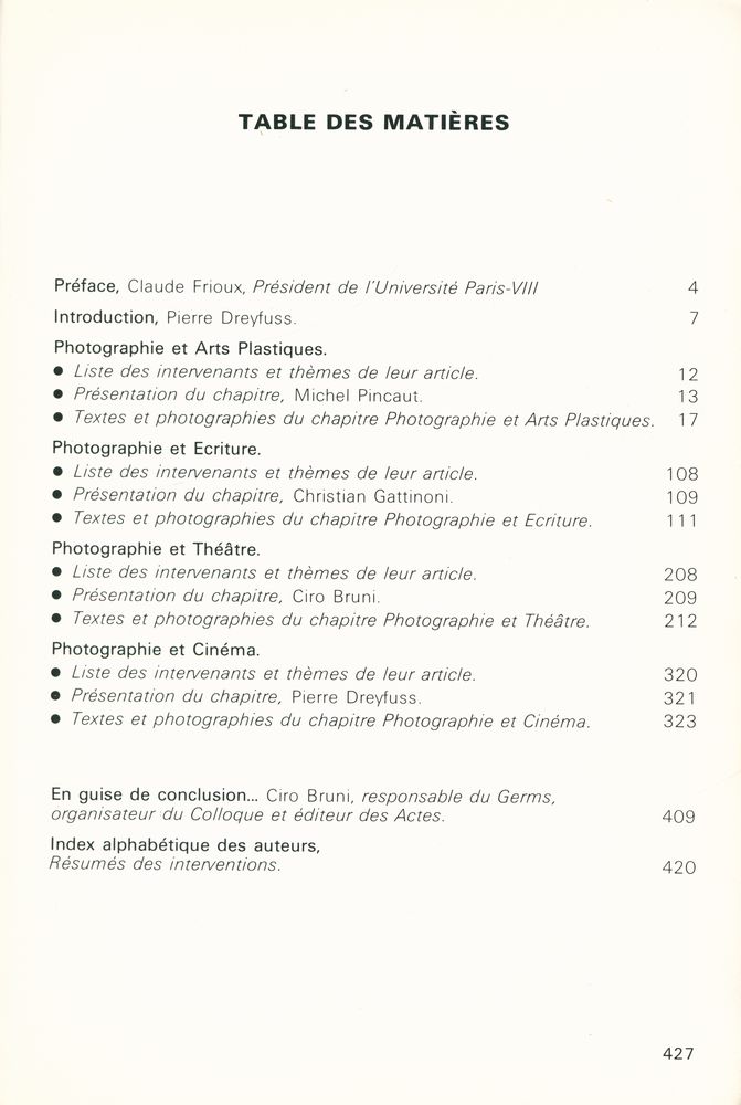 『POUR LA PHOTOGRAPHIE』 2