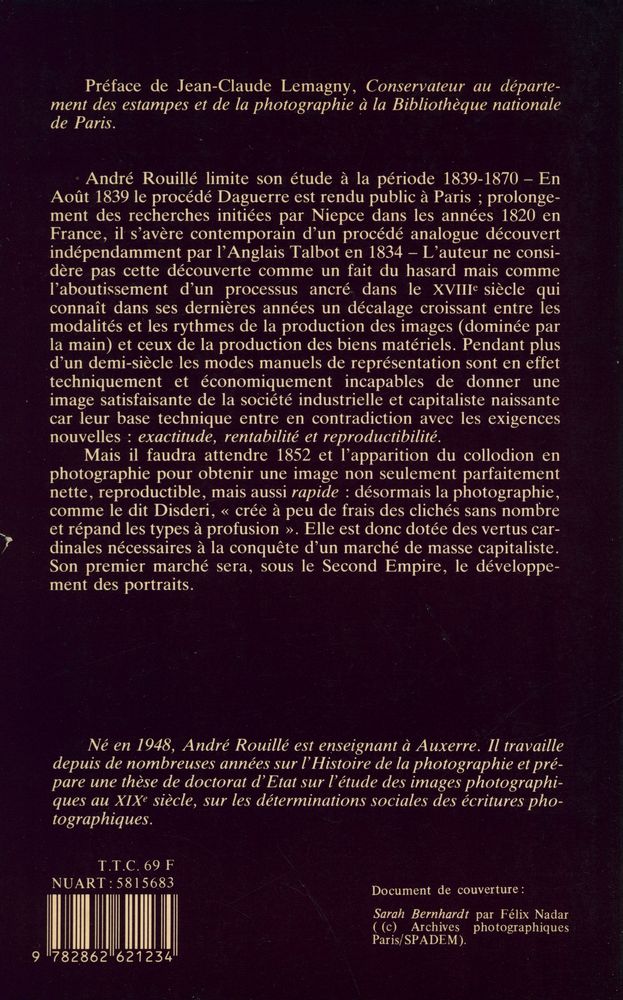 『L'EMPIRE DE LA PHOTOGRAPHIE : Photographie et pouvoir bourgeois 1839 - 1870』 4