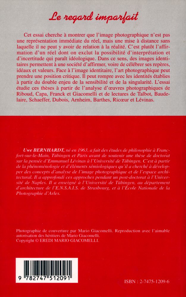 『LE REGARD IMPARFAIT : Réalité et distance en photographie』 3