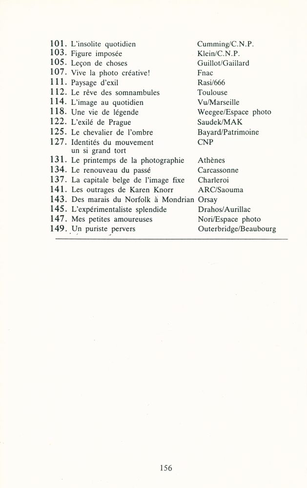 『Les Cahiers de la Photographie n°21 : L'ŒIL VIVANT : Cinquante deux critiques parues dans Le Monde』 3