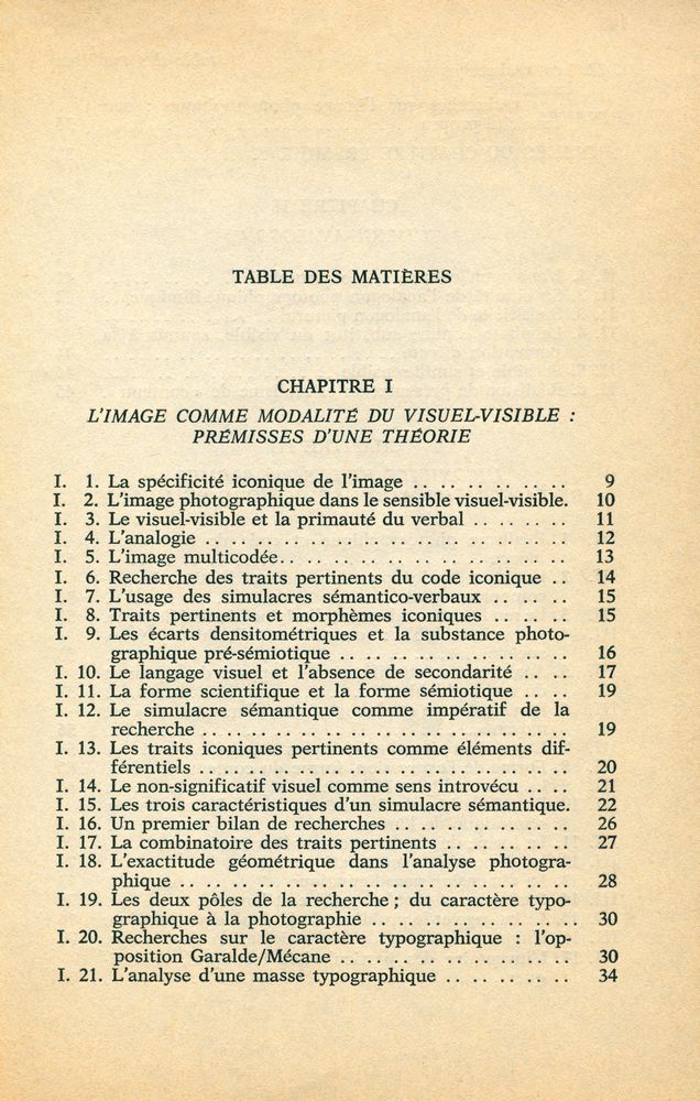 『Essai de sémiotique visuelle : le photographique, le filmique, le graphique』 2