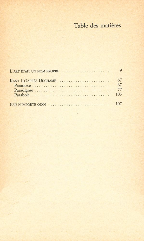 『AU NOM DE L'ART : POUR UNE ARCHÉOLOGIE DE LA MODERNITÉ』 2