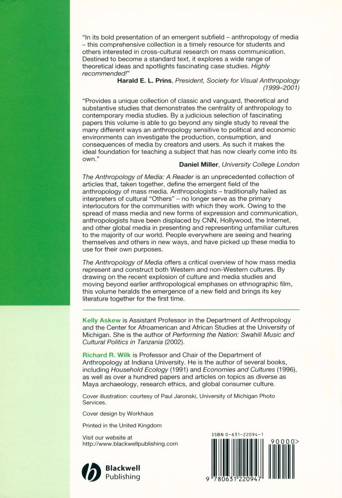 『The Anthropology of Media : A Reader』 5