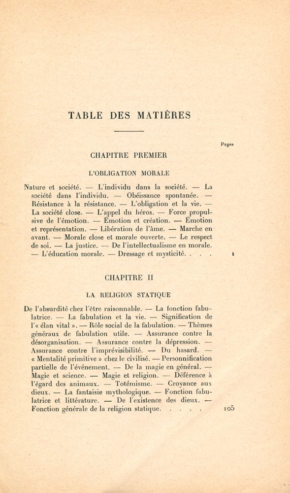 『LES DEUX SOURCES DE LA MORALE ET DE LA RELIGION』 2