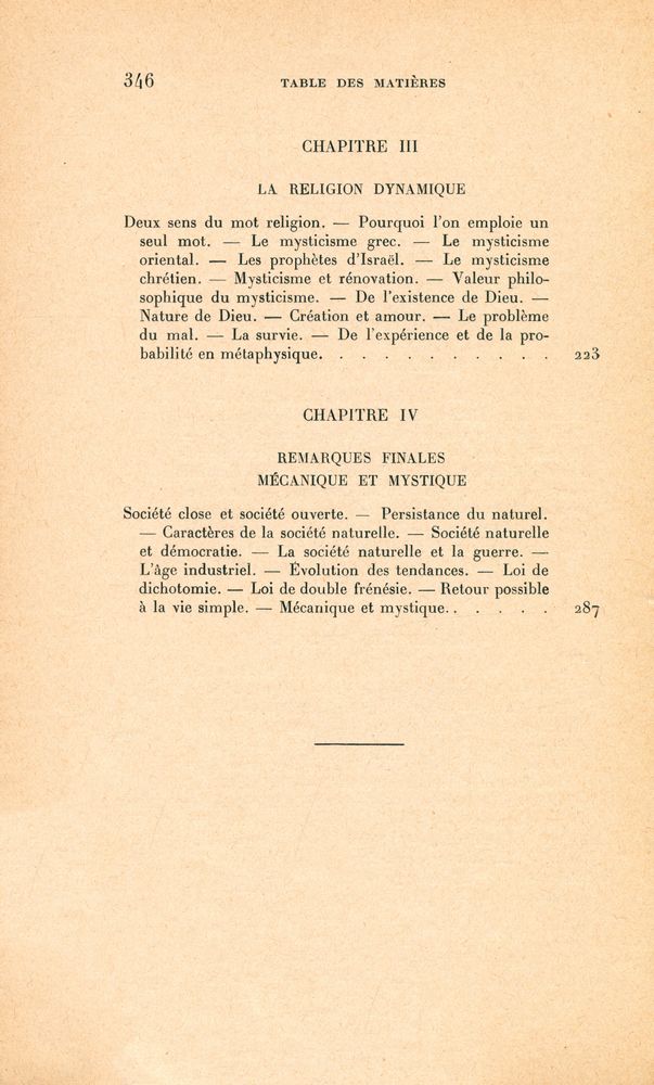 『LES DEUX SOURCES DE LA MORALE ET DE LA RELIGION』 3