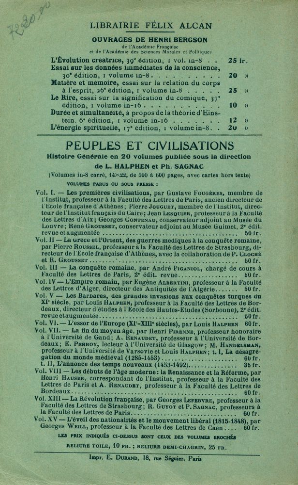 『LES DEUX SOURCES DE LA MORALE ET DE LA RELIGION』 4