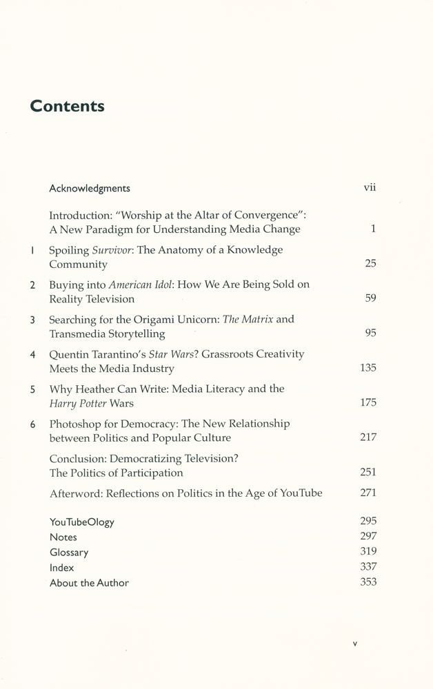 『Convergence culture : where old and new media』 2
