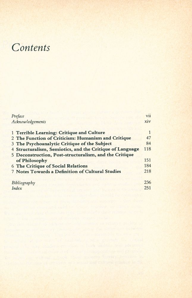 『Criticism and culture : The role of critique in modern literary theory』 2