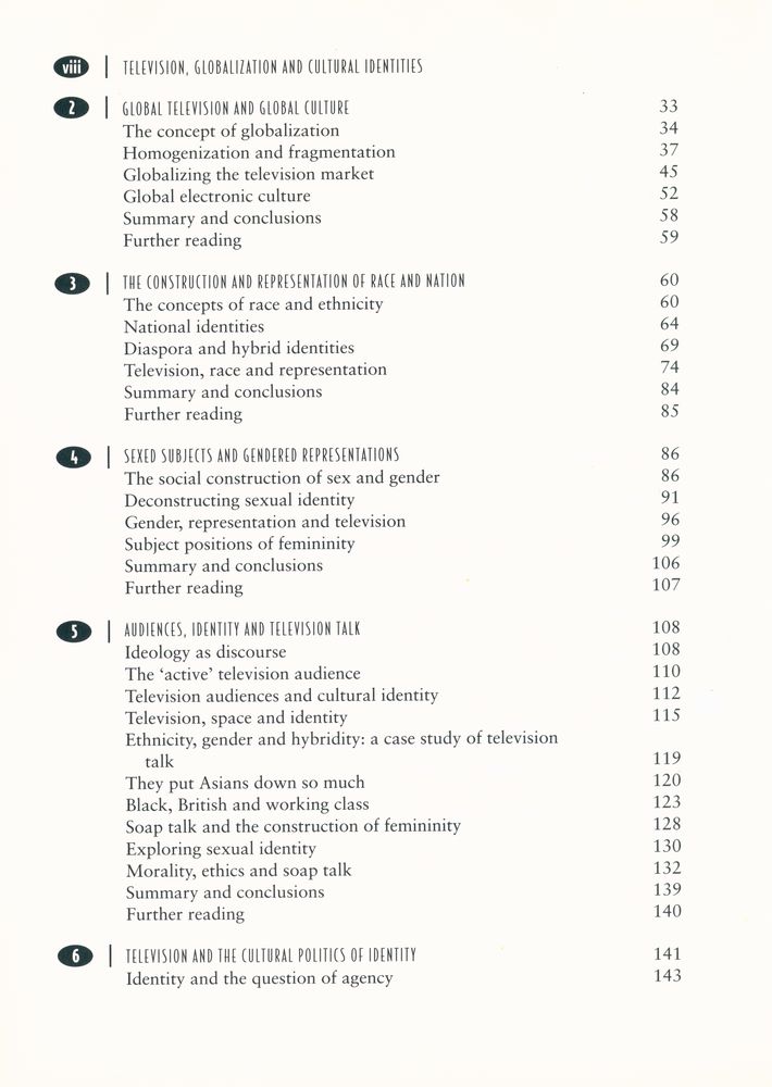 『Television, globalization and cultural identities』 3