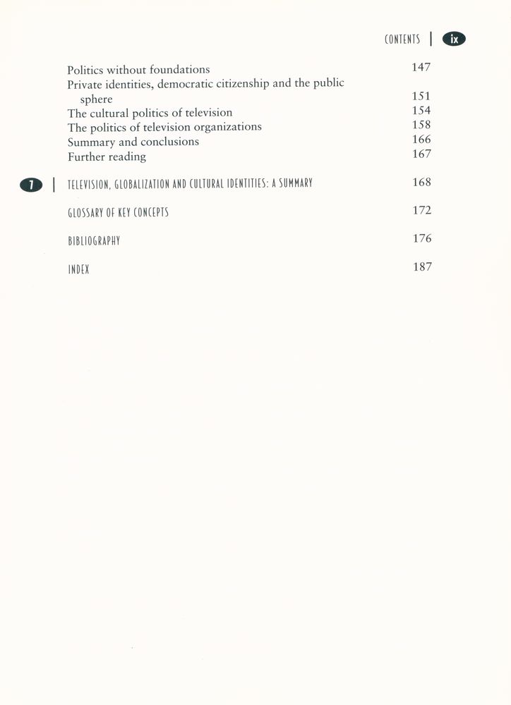 『Television, globalization and cultural identities』 4