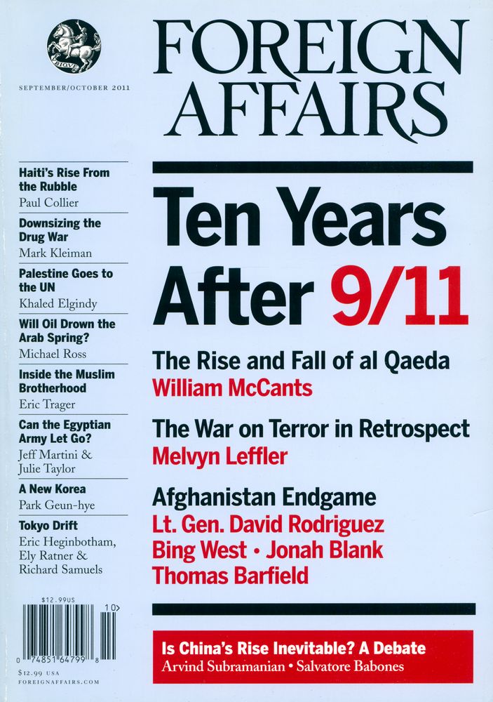 『FOREIGN AFFAIRS TEN YEARS AFTER 9/11』 September/October 2011 1