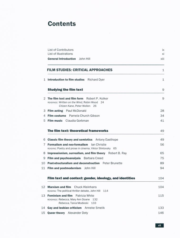 『Film Studies : Critical Approaches』 2