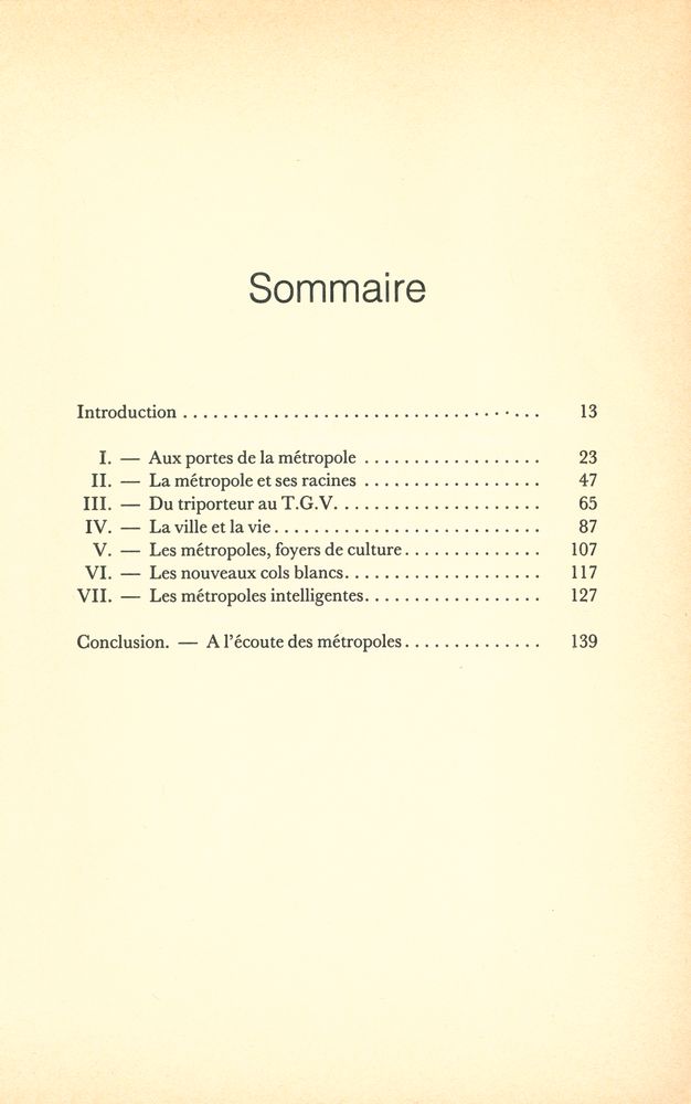 『LE TEMPS DES MÉTROPOLES』 2