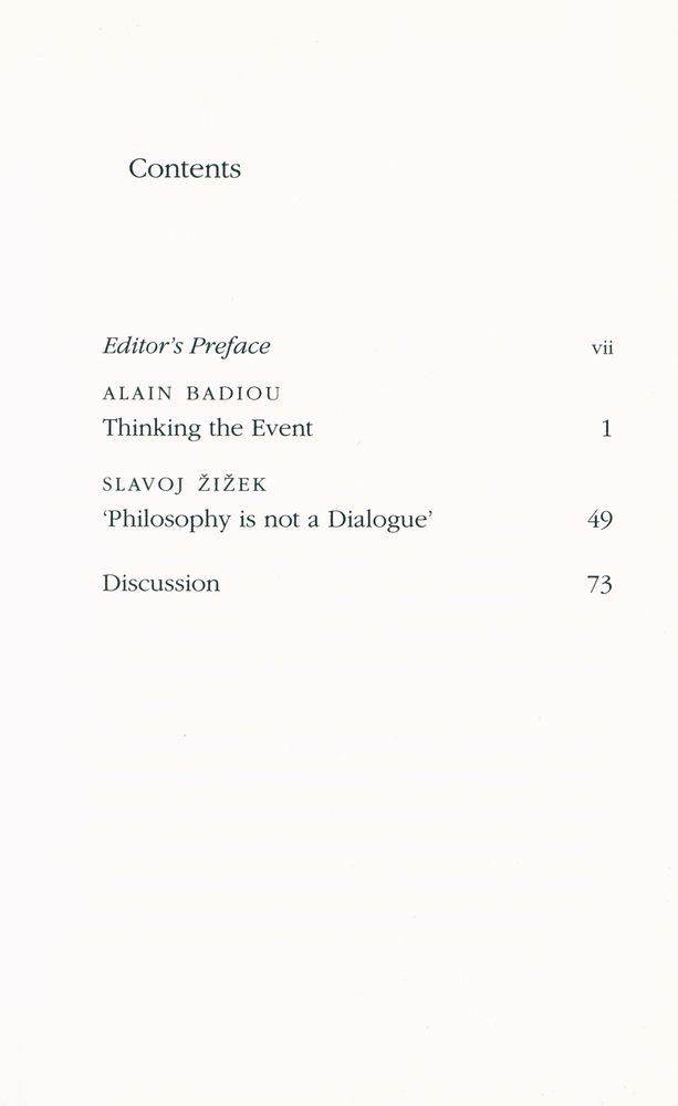 『Philosophy in the Present』 2