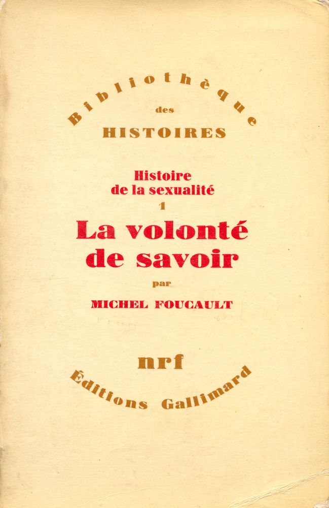『Bibliothèque des HISTOIRES : Histoire de la sexualité 1 : La volonte de savoir』 1